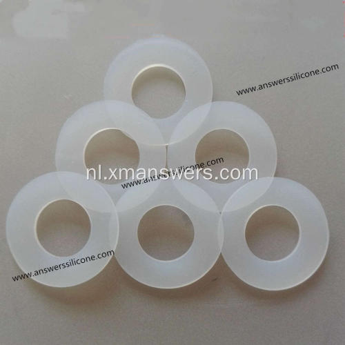 Aangepaste doorzichtige rubberen OR-ringen / afdichtingen / pakking siliconen ring
